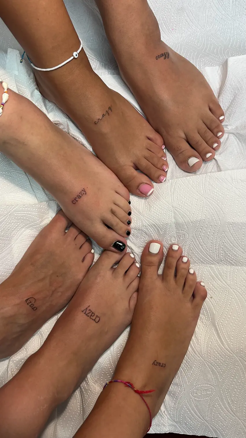 Subtle fine line tattoo, Midnight Thunder Poreč