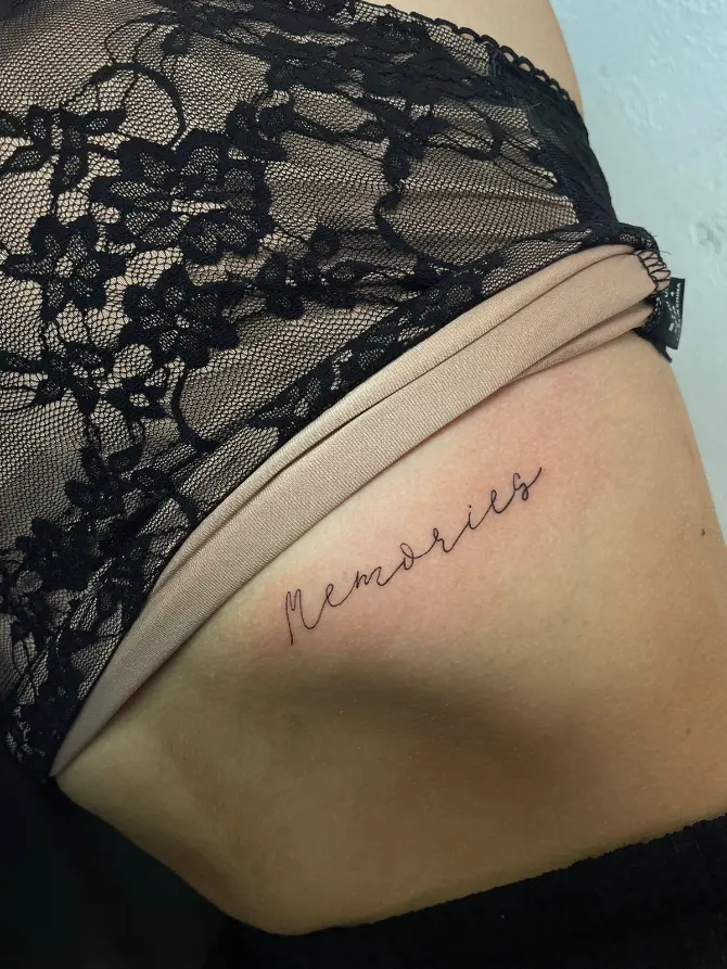Sketch style tattoo, Midnight Thunder Rovinj