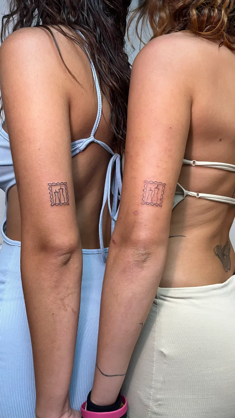 Fine line tattoo — Rovinj