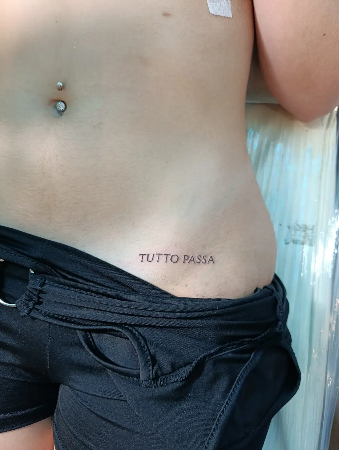 Black and grey tattoo Zrće Beach