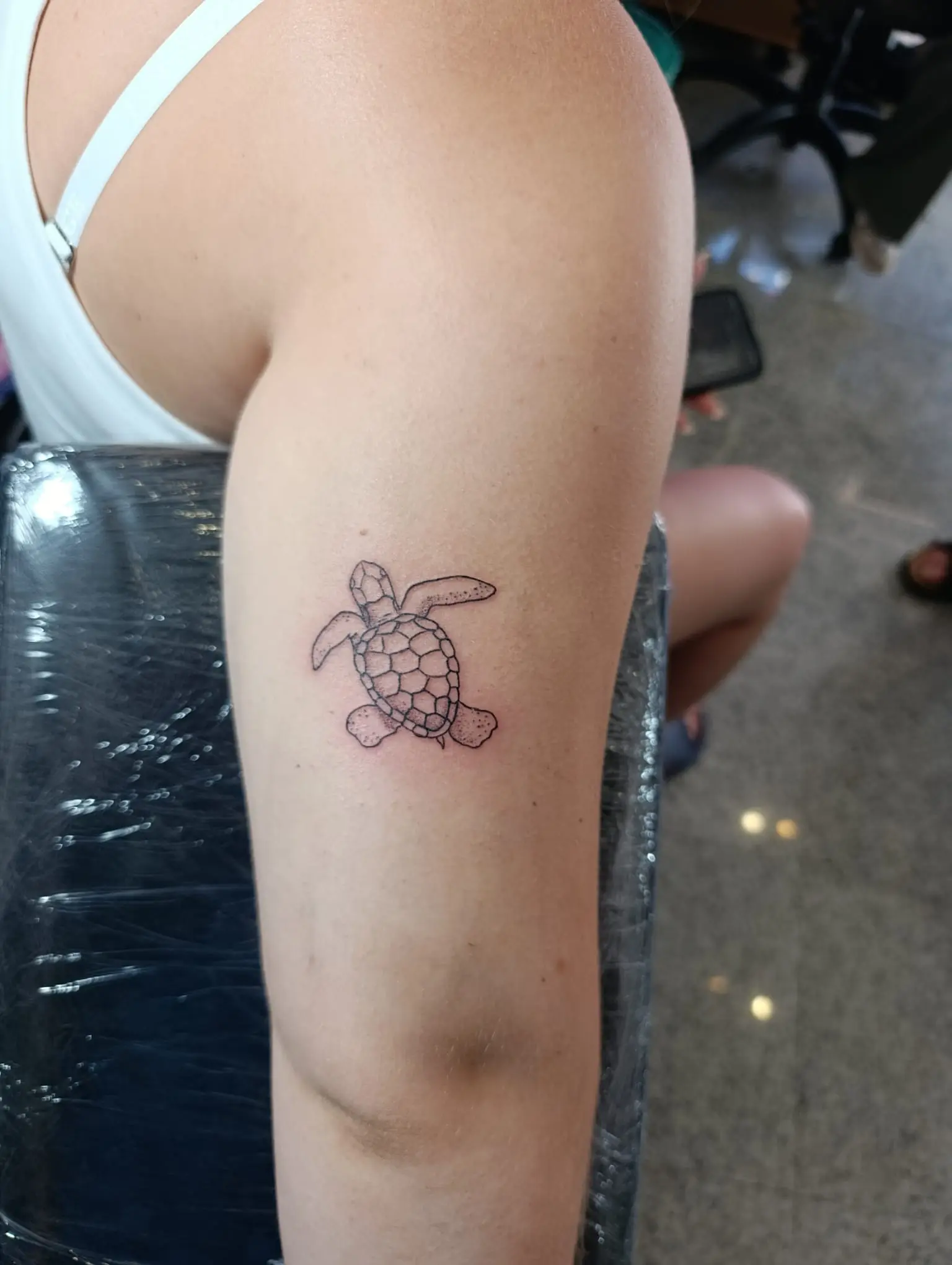 Tattoo station at Zrće Beach